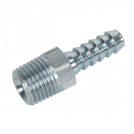 Screwed Tailpiece Male 1/4"BSPT - 1/4" Hose Pack of 5 AC08