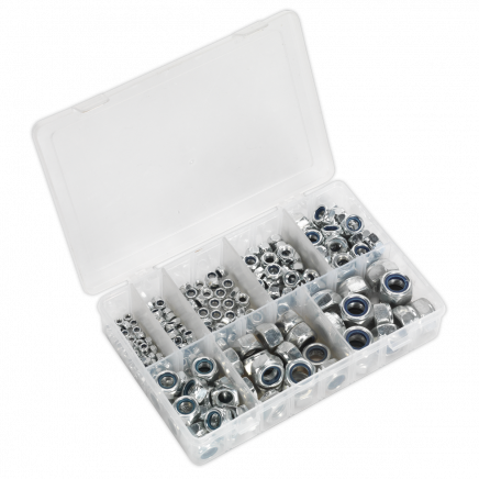 Nylon Locknut Assortment 255pc M4-M16 AB033LN