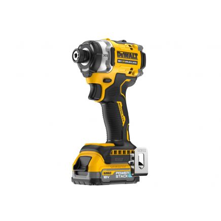 DCF860 E2T XR BL Impact Driver 18V 2 x 1.7Ah POWERSTACK™ Li-ion DEWDCF860E2T