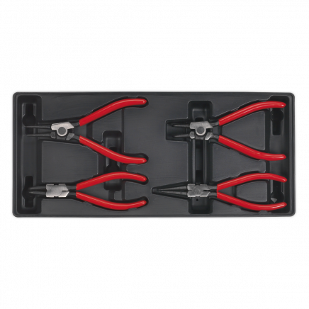 Tool Tray with Circlip Pliers Set 4pc TBT03