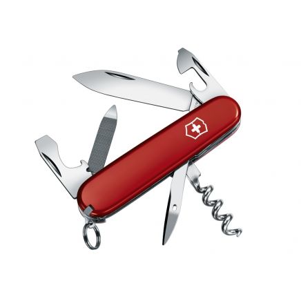 Sportsman Swiss Army Knife Red Blister Pack VICSPORB
