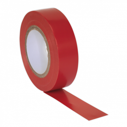 PVC Insulating Tape 19mm x 20m Red Pack of 10 ITRED10