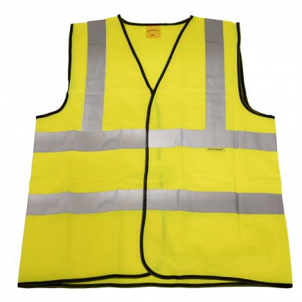 Hi-Vis Waistcoat (Site and Road Use) Yellow - XX-Large 9804XXL