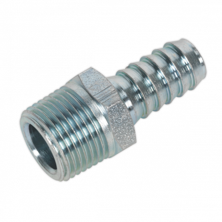 Screwed Tailpiece Male 3/8"BSPT - 3/8" Hose Pack of 5 AC41