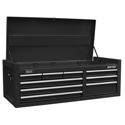 Topchest 9 Drawer with Ball Bearing Slides - Black AP4109B