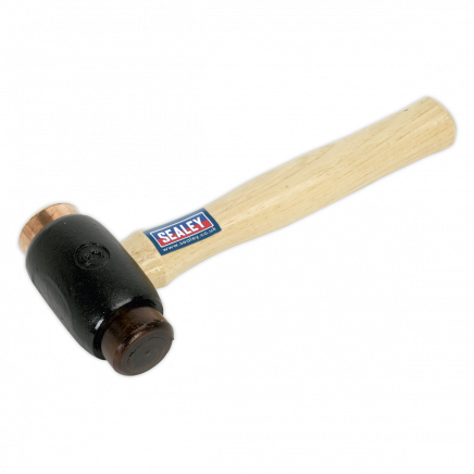 Copper/Rawhide Faced Hammer 3.5lb Hickory Shaft CRF35