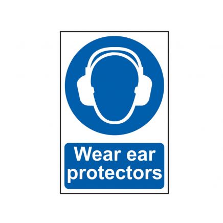 Wear Ear Protectors - PVC 200 x 300mm SCA0005