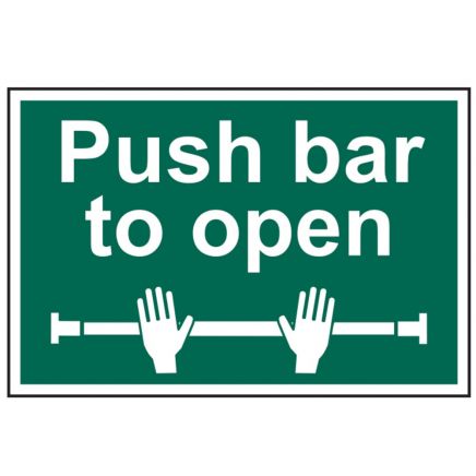 Push Bar To Open - PVC 300 x 200mm SCA1523