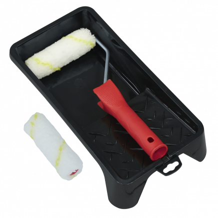 4" Paint Roller Set with Tray PR4