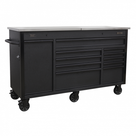 Mobile Tool Cabinet 1600mm with Power Tool Charging Drawer AP6310BE