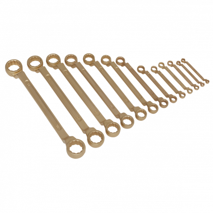 Double End Ring Spanner Set 13pc 5.5-32mm - Non-Sparking NS016