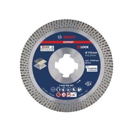 EXPERT Hard Ceramic Diamond Cutting Disc 115 x 22.23mm BPA608900657