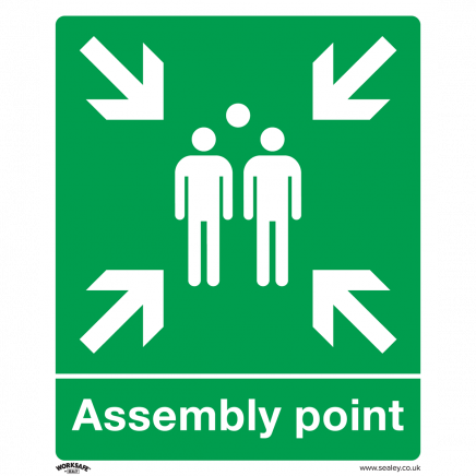 Safe Conditions Safety Sign - Assembly Point - Rigid Plastic SS37P1