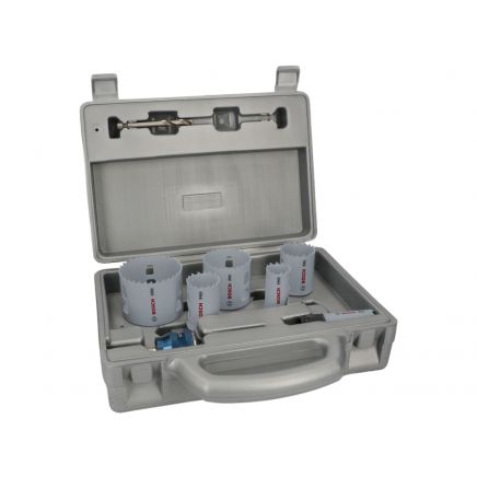 PRO Multi Material PC Plus Hole Saw Set, 9 Piece BPA608594435