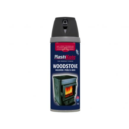 Twist & Spray Woodstove Paint Black 400ml PKT26030