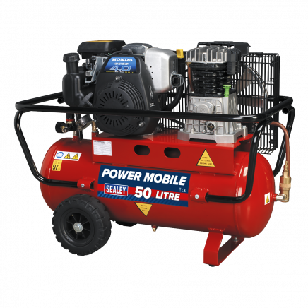 Air Compressor 50L Belt Drive Petrol Engine 4hp SA5040
