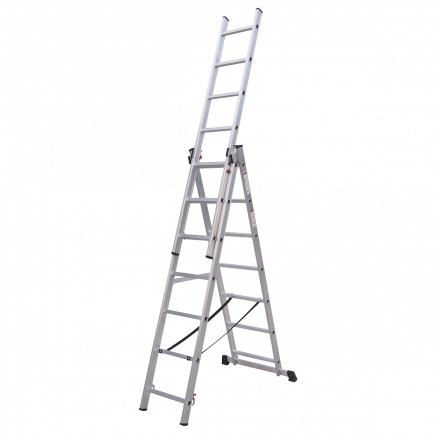 Aluminium Extension Combination Ladder 3x7 EN 131 ACL307