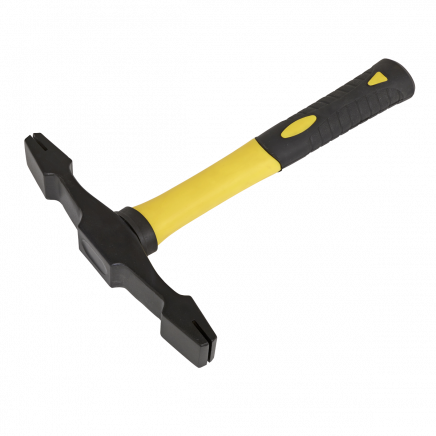 Double Ended Scutch Hammer with Fibreglass Handle SR707