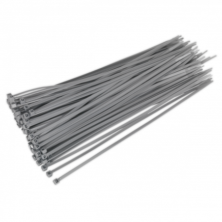 Cable Tie 300 x 4.4mm Silver Pack of 100 CT30048P100S