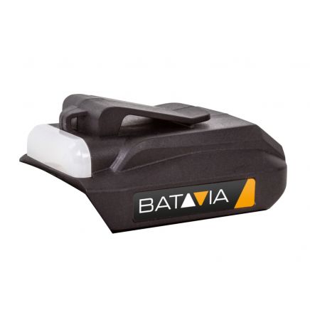 Battery USB Charging Adapter & Flashlight 18V BAT7064210