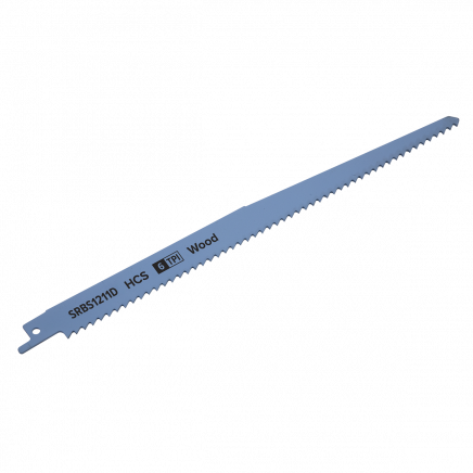 Reciprocating Saw Blade Clean Wood 250mm 6tpi - Pack of 5 SRBS1211D