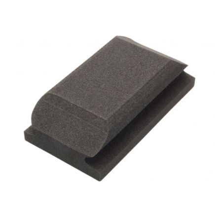Hand Sanding Block Shaped Black 70 x 125mm FLE56010