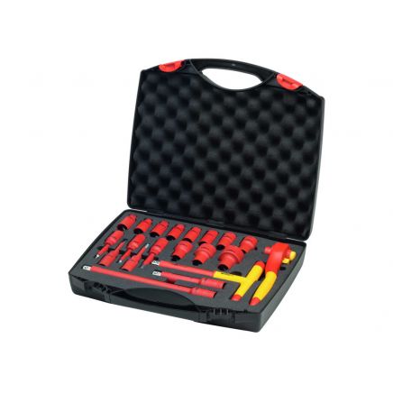 Insulated 1/2in Ratchet Wrench Set, 21 Piece (inc. Case) WHA43024