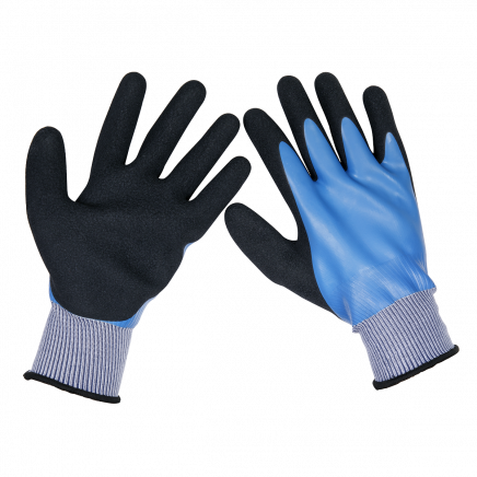 Waterproof Latex Gloves - (Large) - Pack of 6 Pairs SSP49L/6