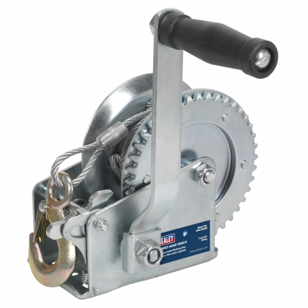 Geared Hand Winch 540kg Capacity with Cable GWC1200M