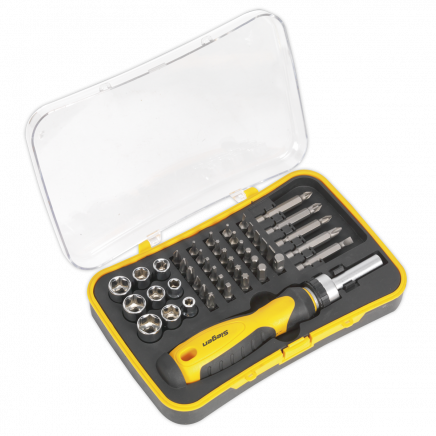 Socket & Bit Set 45pc Ratchet Screwdriver S0979