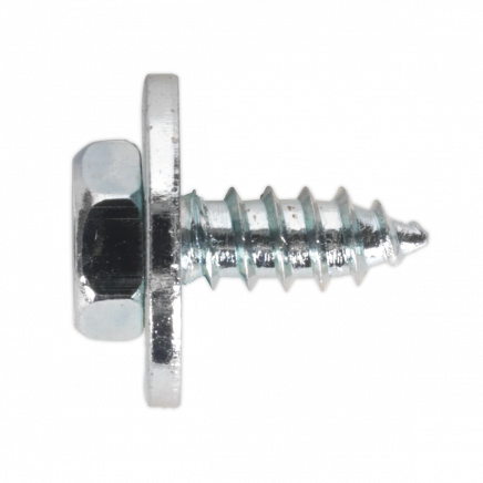 Acme Screw with Captive Washer #10 x 3/4" Zinc Pack of 100 ASW10