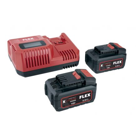 P-Set 55 R/BS Battery & Charger Set 18V FLXPSET2X5