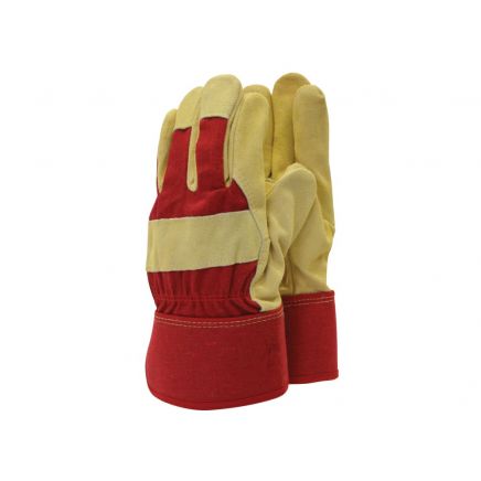 TGL412 Men's Fleece Lined Leather Palm Gloves - One Size T/CTGL412