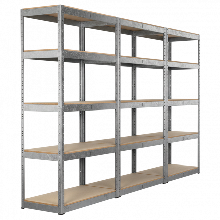 Racking Unit with 5 Shelves 350kg Capacity Per Level - Set of 3 AP6350GSCOMBO1