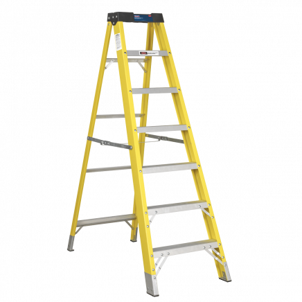 Fibreglass Step Ladder 6-Tread EN 131 FSL7