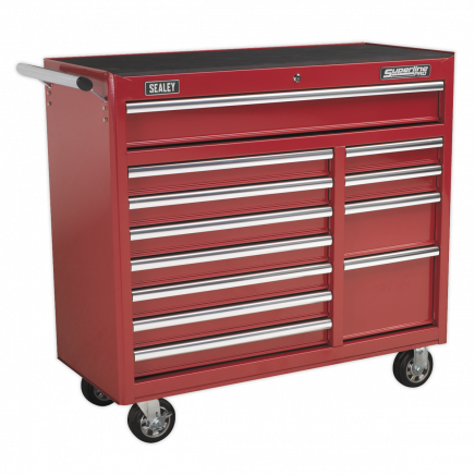 Rollcab 12 Drawer with Ball-Bearing Slides Heavy-Duty - Red AP41120