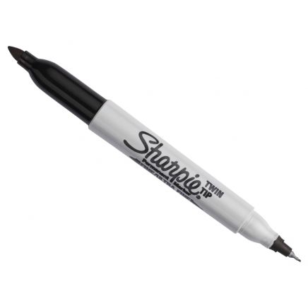 Twin Tip Permanent Marker Black SHP1985877