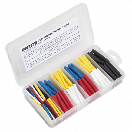 Heat Shrink Tubing Assortment 190pc 50mm Mixed Colours HST50MC