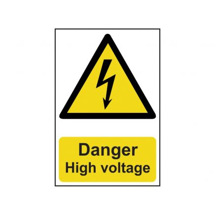 Danger High Voltage - PVC 200 x 300mm SCA0761
