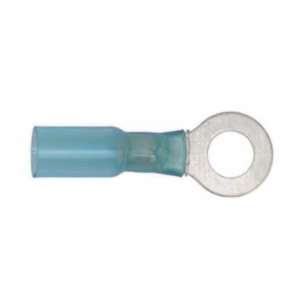 Heat Shrink Ring Terminal Ø8.4mm Blue Pack of 25 BTSR2584