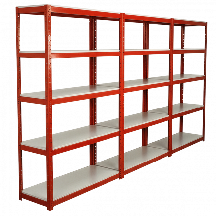 Racking Unit with 5 Shelves 500kg Capacity Per Level - Set of 3 AP6500COMBO1