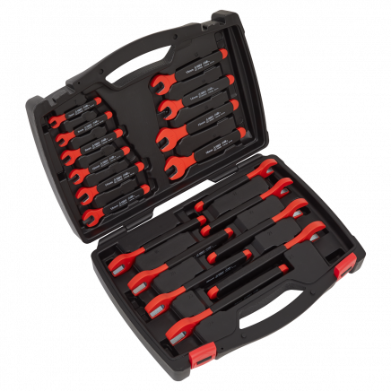 Insulated Open-End Spanner Set 18pc VDE Approved AK63172