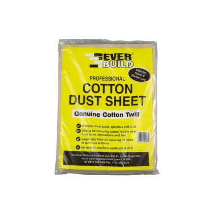 Cotton Dust Sheet 3.6 x 2.7m EVBDUST