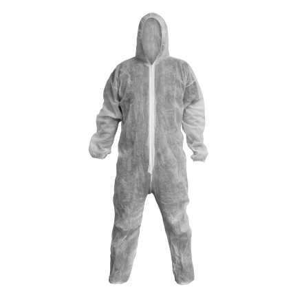 Disposable Coverall White - Large 9601L