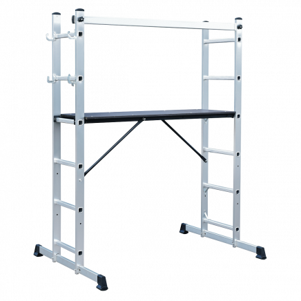 Aluminium Scaffold Ladder 4-Way EN 131 ASCL2