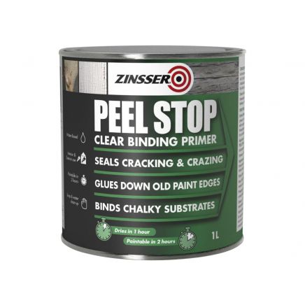 Peel Stop® Clear Binding Primer Paint 1 litre ZINPSP1L