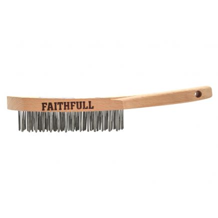 Heavy-Duty Stainless Steel Scratch Brush
