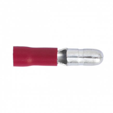 Bullet Terminal Ø4mm Male Red Pack of 100 RT11
