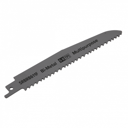 Reciprocating Saw Blade Multipurpose 150mm 5-8tpi - Pack of 5 SRBRB611F