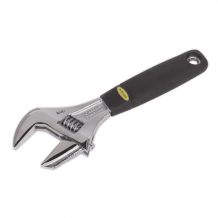 Adjustable Wrench with Extra-Wide Jaw Capacity 200mm S0854